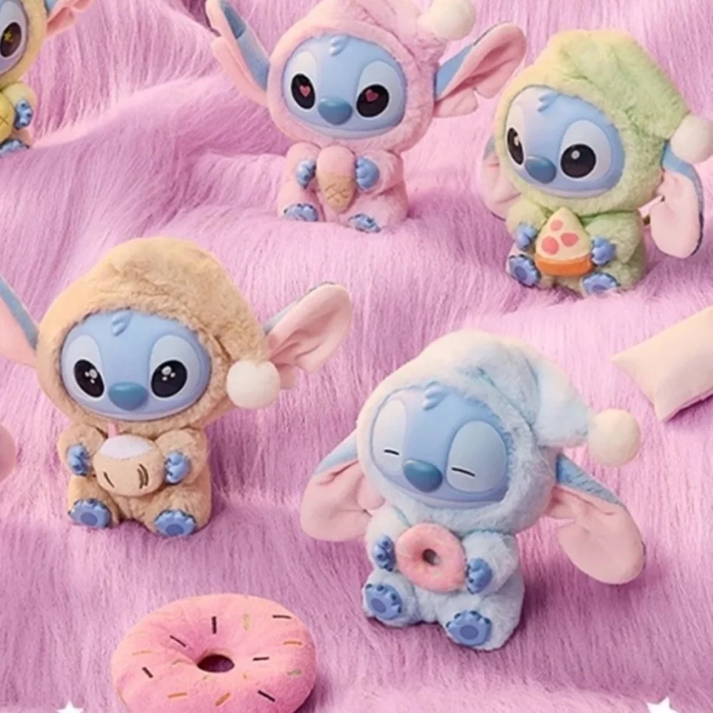 Disney Stitch Eat Something Before Sleep Miniso Blind Bag Sealed Sleep donut - Picture 2 of 6